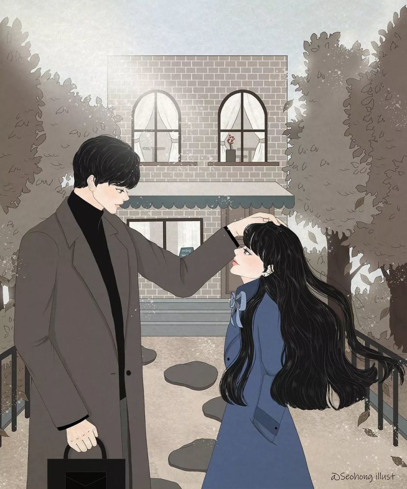 组情侣之间甜腻腻的日常 创作灵感主要是来自于她与她男友的同居日常