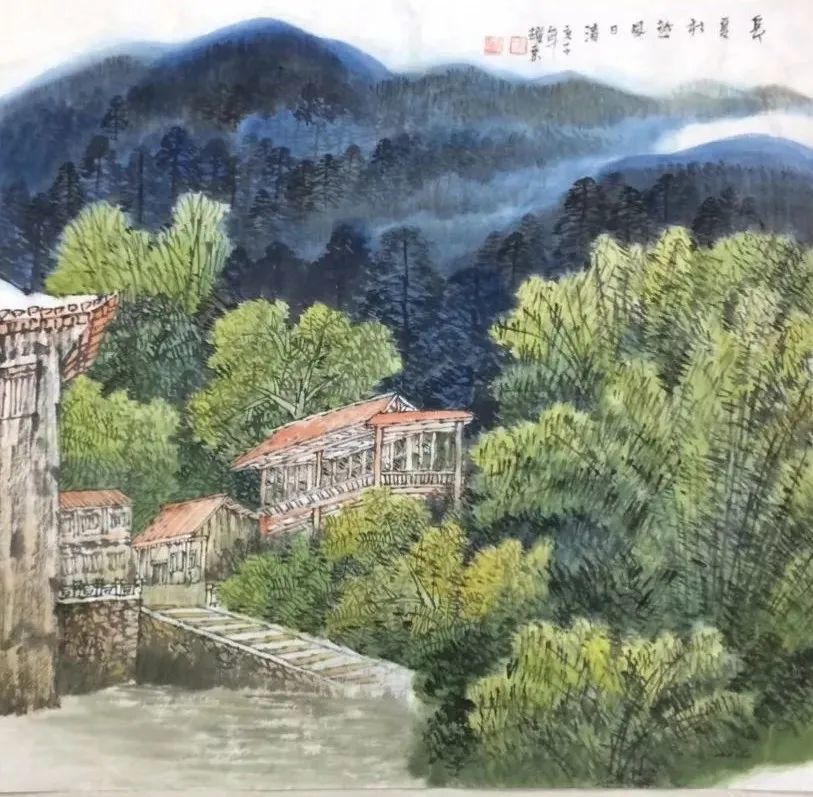 冯耀京,中国画学会,陕西,山水画,西安