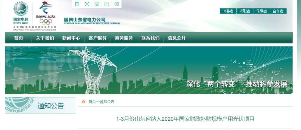 户用光伏,山东,国网山东电力,财政补贴,国能,装机容量