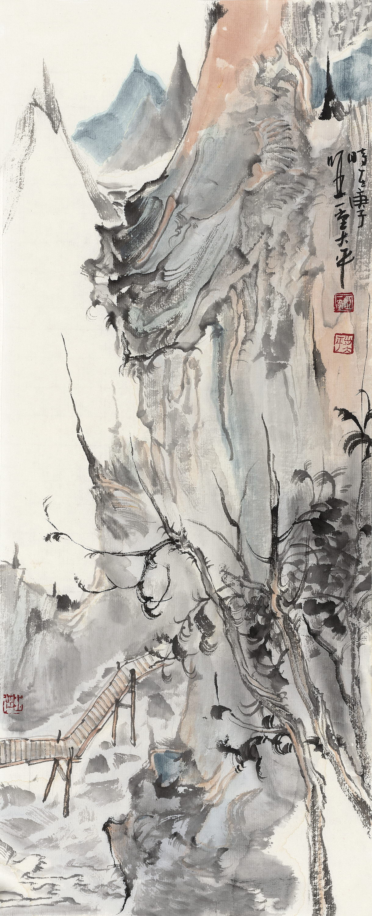 中国画,山水画,肖大平,雅逸韵致,风骨自成