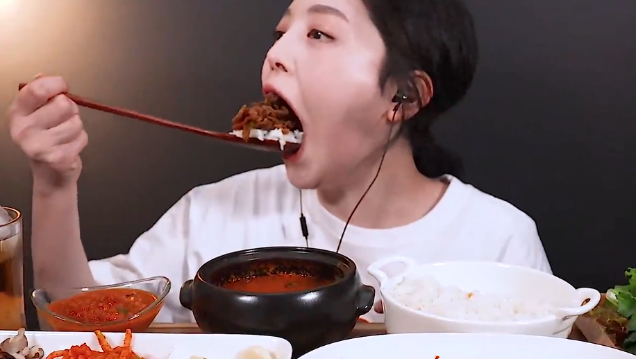 韩国吃播,过瘾,美味,大口吃