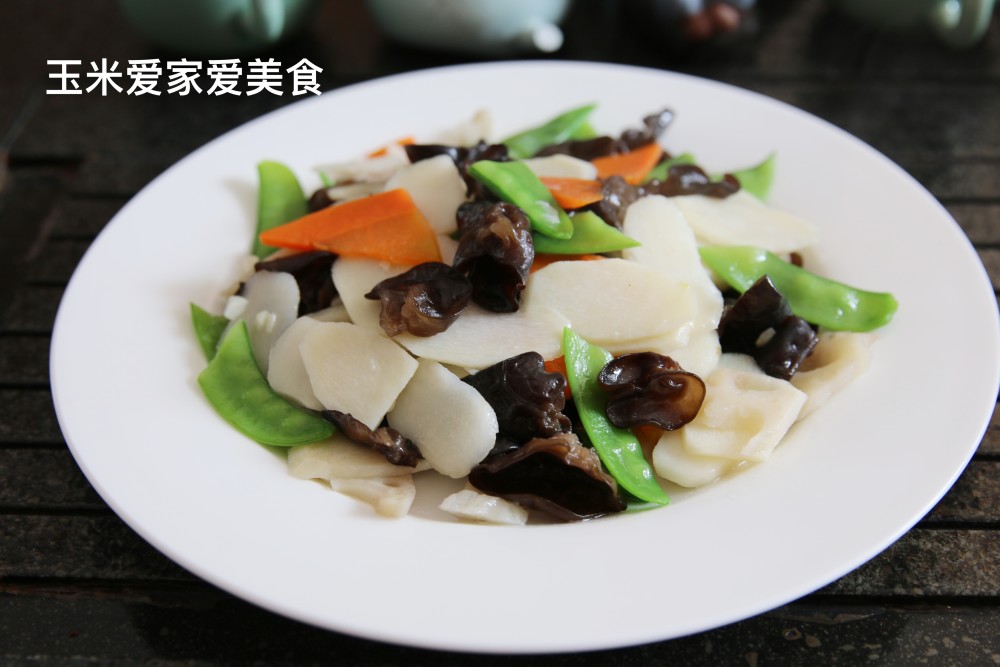 跟着钟南山饮食建议学做粤菜,全素菜荷塘小炒,清淡少油更健康