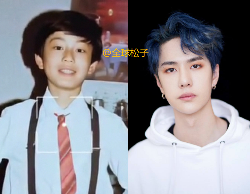 黄晓明晒少年照长得太像王一博,与现在的他完全不像