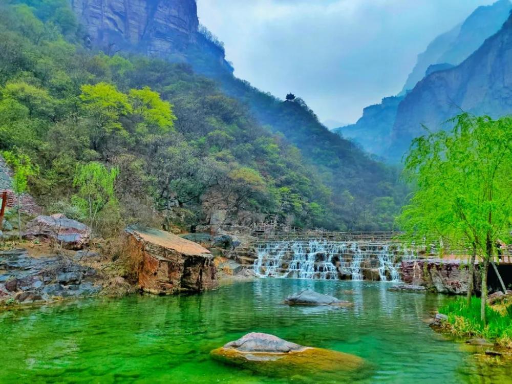 4月新乡宝泉景区美景图片实拍