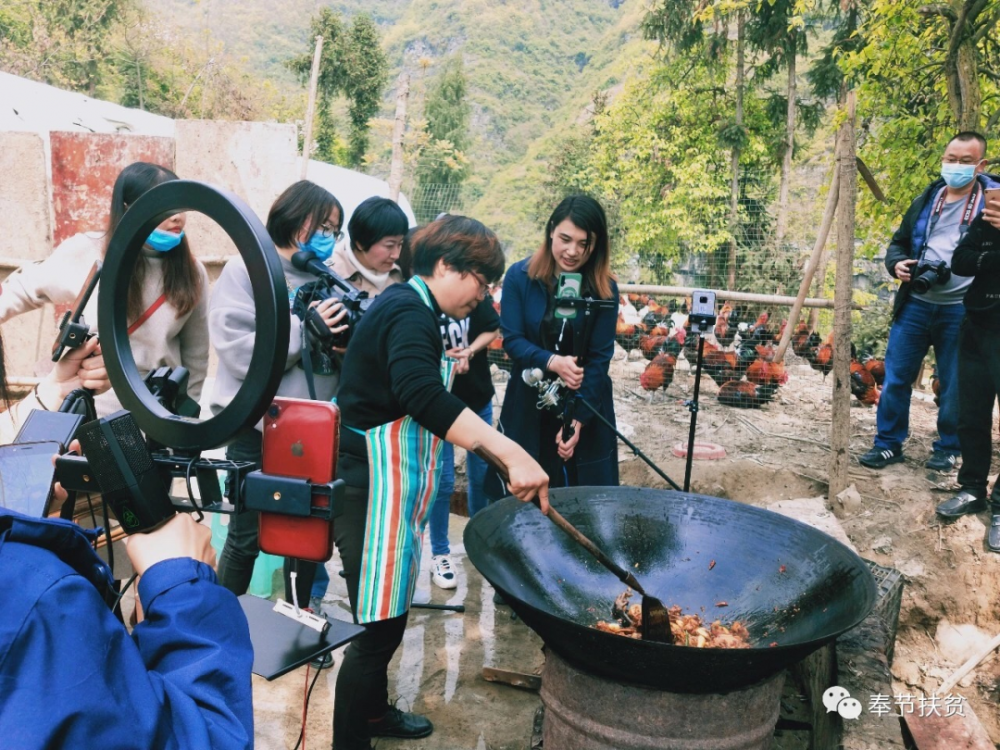 网红直播带货 销售贫困户土鸡