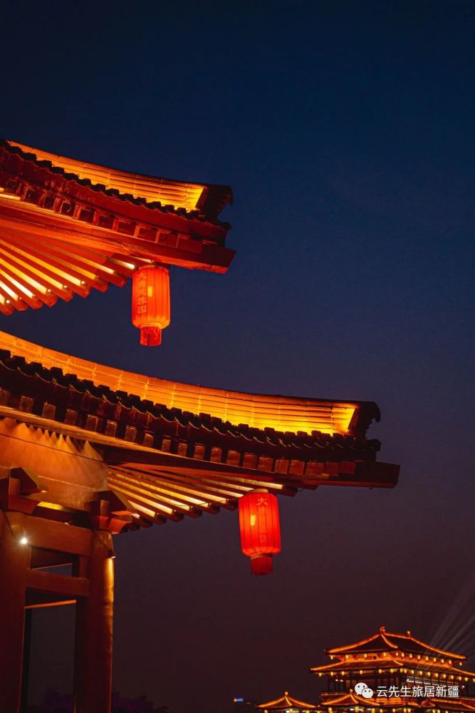 大唐芙蓉园,西安,大唐不夜城,夜景