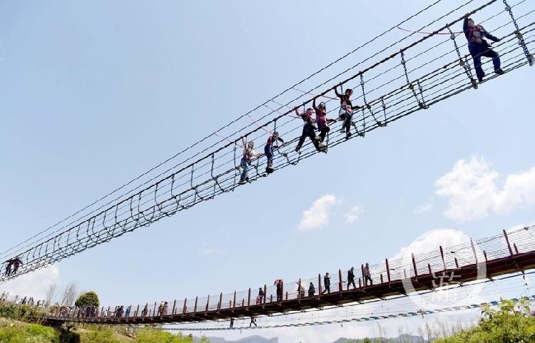 花海,吊桥,高空滑轮……酉阳乡村旅游逐步恢复