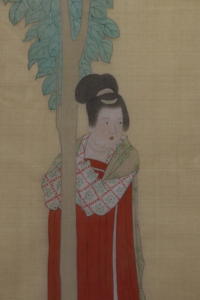 挥扇仕女图,月卿,唐周昉仕女图,仕女,周昉,珊瑚网