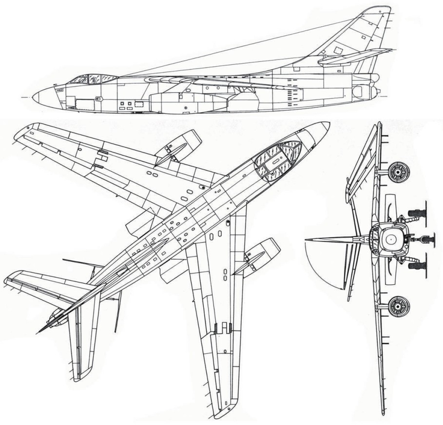 30 美国a-3"空中战士"攻击机 a-3攻击机绰号"空中战士"(skywarrior)