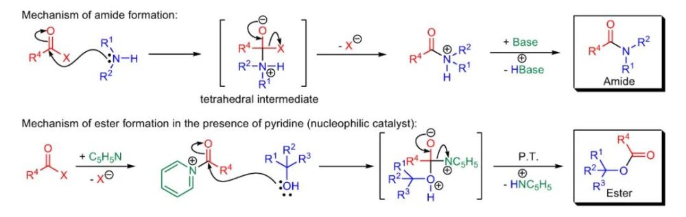 伯醇的反应效率最高,参与反应时可不加入碱,但仲醇和叔醇作为底物时