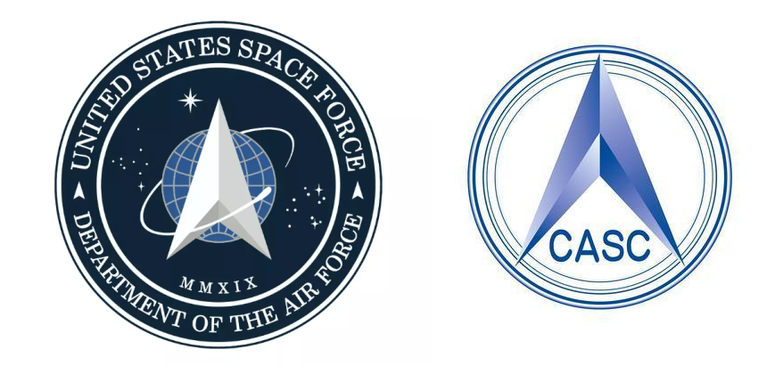 太空军logo vs 中国航天