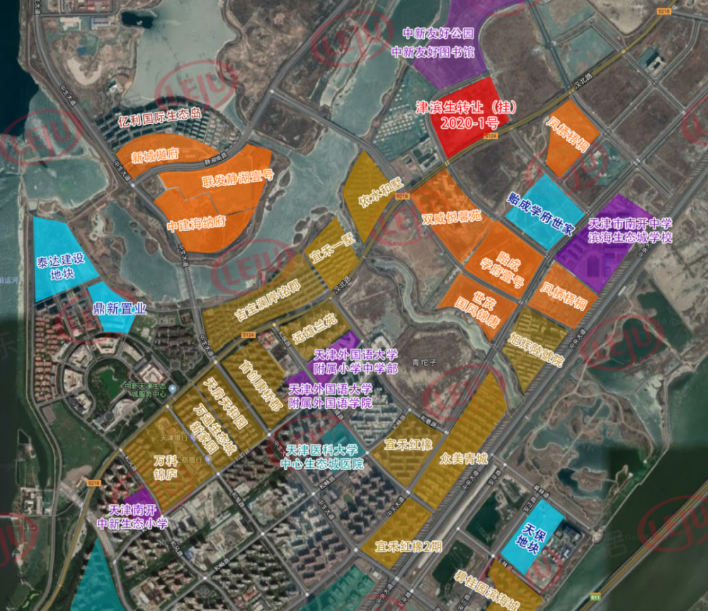 中新生态城,天津滨海,楼盘,楼市,滨海新区