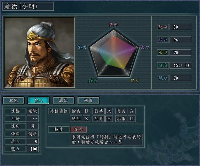 三国志11,白马特技还直接骑射,公孙瓒奈何总是一统河北
