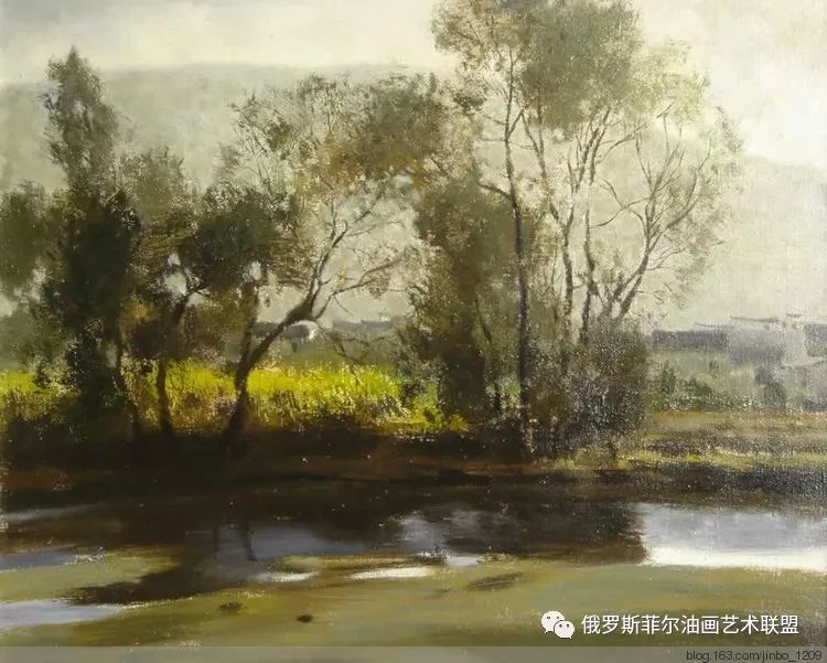 中国油画家王宏剑油画风景作品欣赏