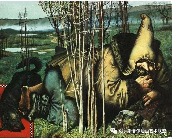 俄罗斯画家奥列格dozortzev的魔幻现实主义绘画作品欣赏