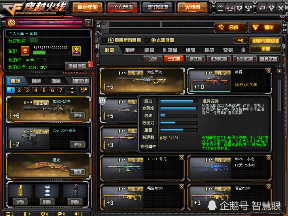 CF:穿越火线里面的连狙，到底长什么样子？既然知道样子那你用的来吗？“神罚”