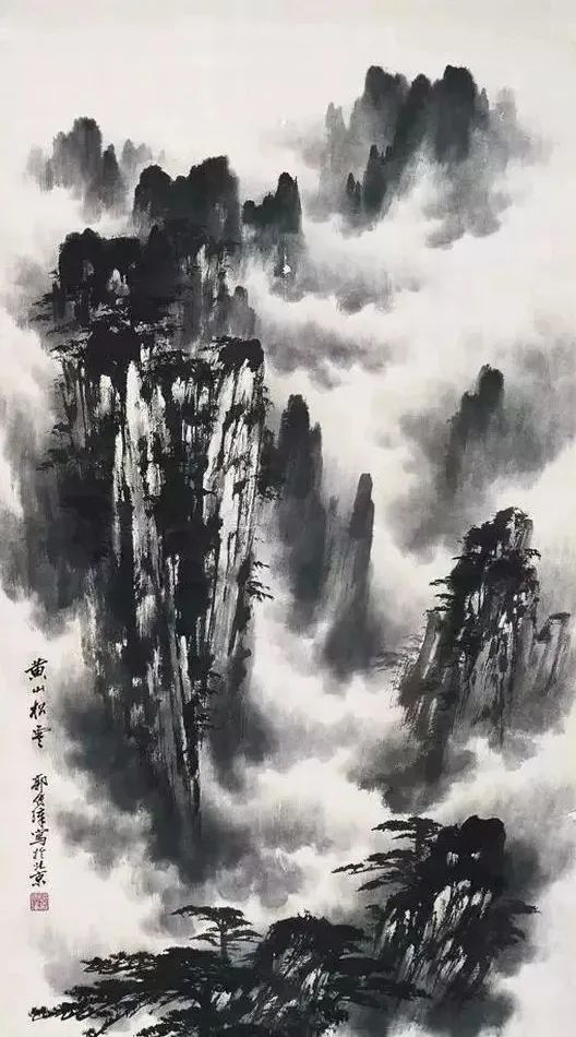 黄山之奇引人入胜,三大画家笔下的黄山,带有不同的魅力