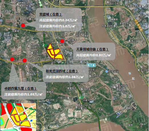 大渡口区大渡口组团h分区h12-10地块,h12-6-1地块,h12-6-2地块,h14-2