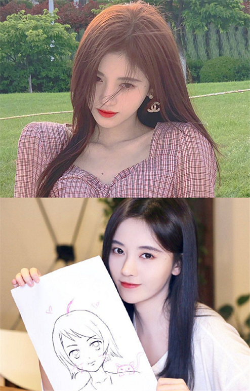 杨超越的画工,鞠婧祎的画工,看到关晓彤:被演戏耽误了