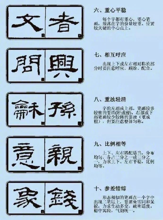 隶书,篆书,笔法,汉隶,横画