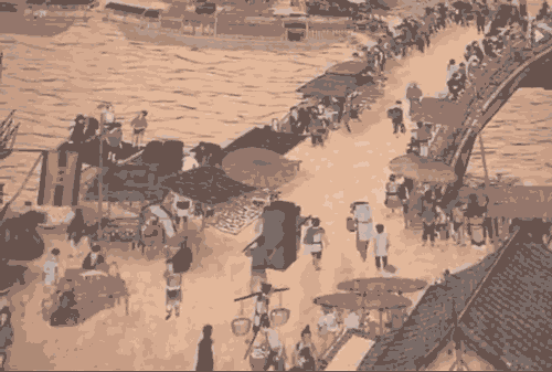 《清明上河图》的历史原址被水淹,想看《清平乐》的盛景来饫