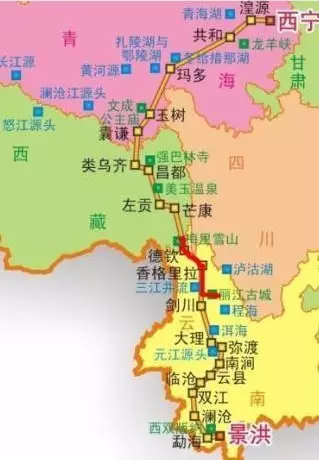 青海,西藏,云南,214国道,国道,梅里雪山