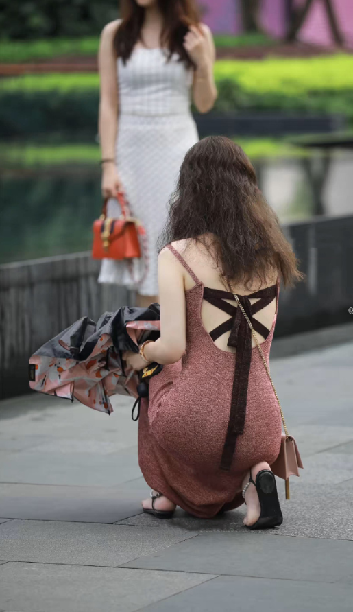 街拍,背影,小姐姐,美女,时尚
