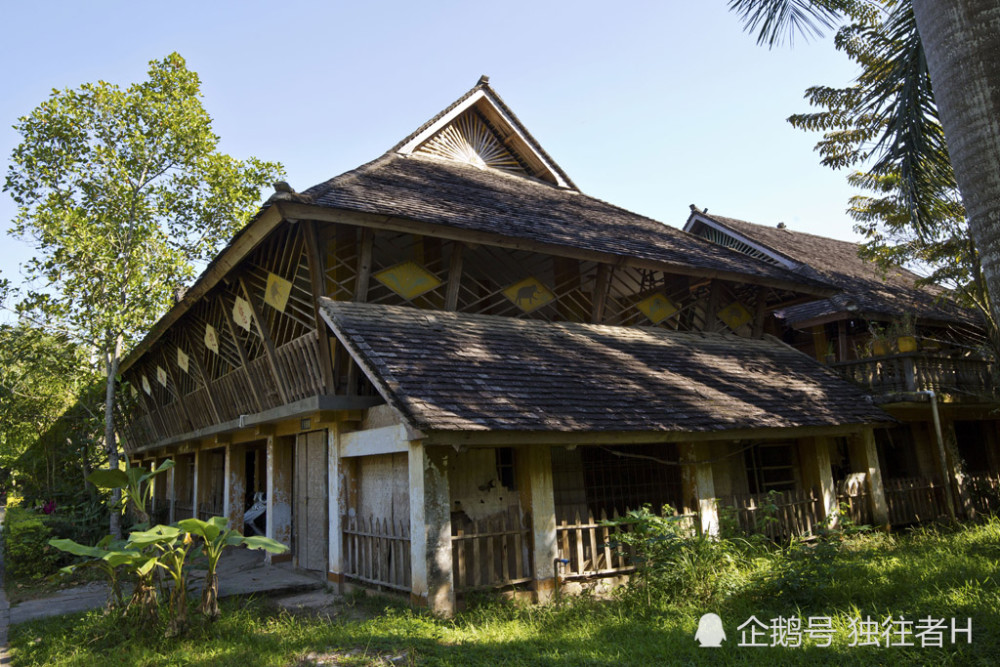 傣族民居,干栏式建筑,建筑文化,西双版纳傣族园,庭院园林