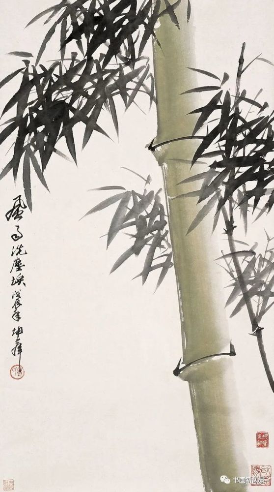卢坤峰画竹