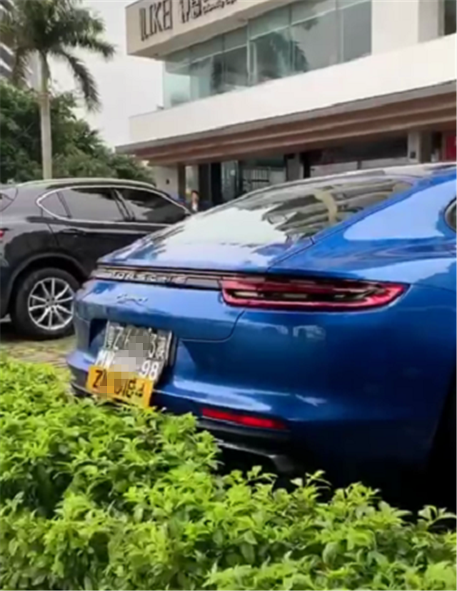 保时捷,panamera,三地牌,车牌,豪车