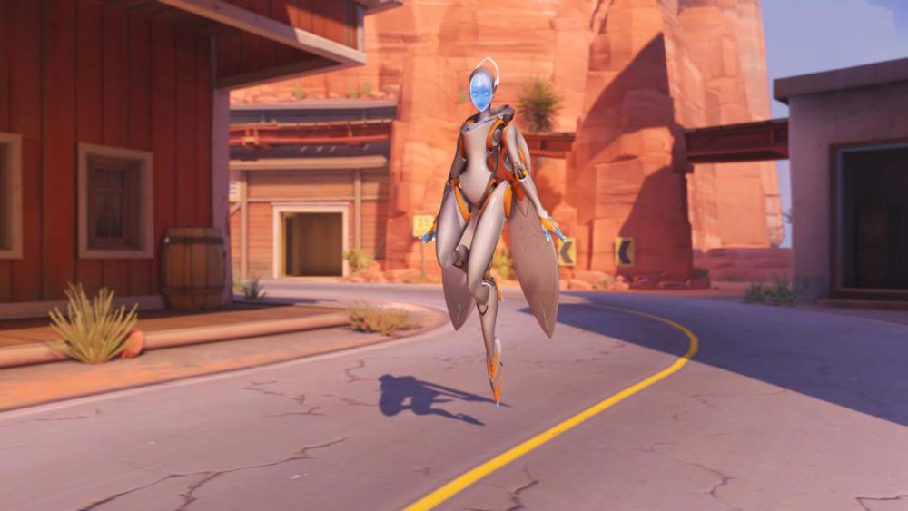 守望先锋:新英雄回声入门玩法,大招复制秀操作,小技能