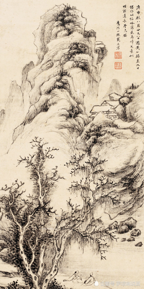 戴本孝,山水画,水墨,意境高远,名家作品