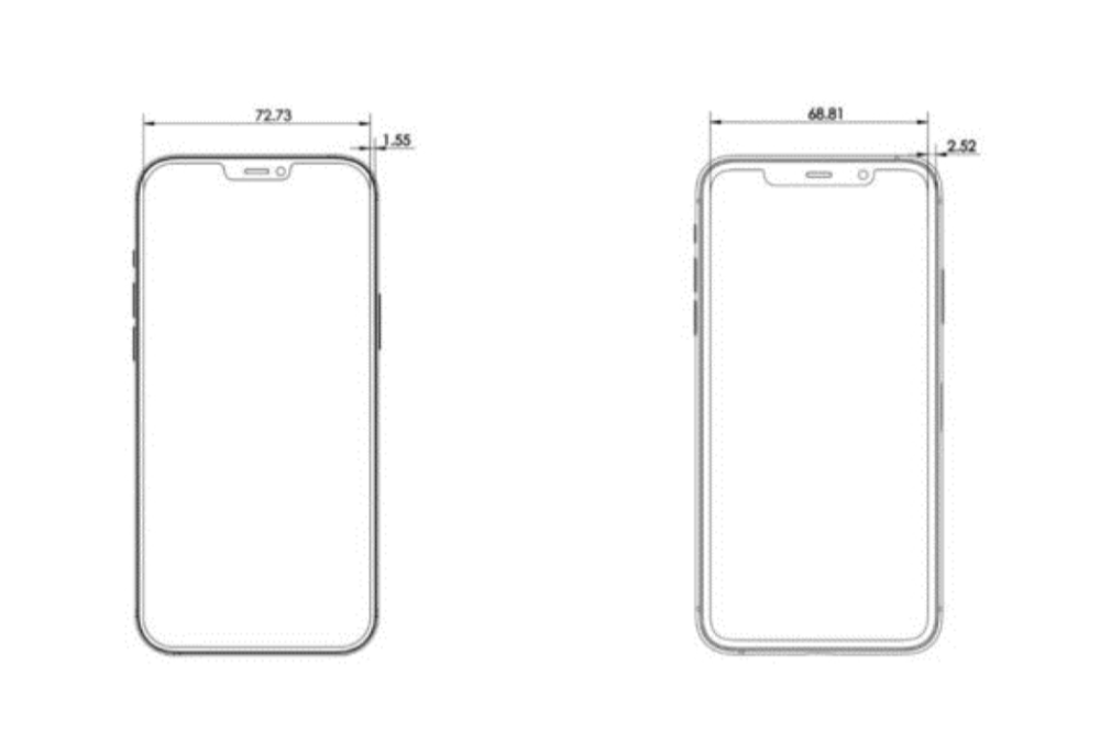 iphone 12 pro靠谱渲染图:小刘海屏幕 经典中框!