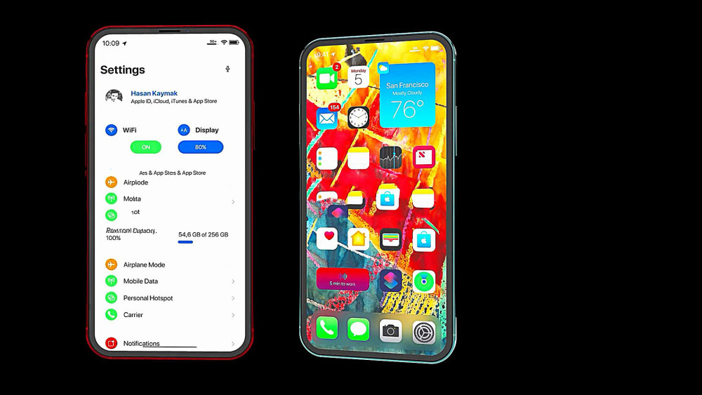 iphone12pro概念图,苹果12pro真机图片 iphone12pro概念图:靠颜值就能碾压华为mate40pro?