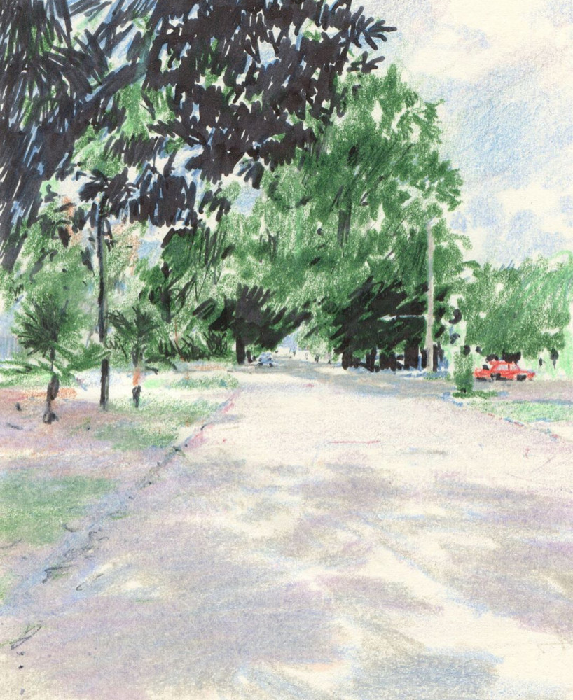 韩国插画师lee kyutae的彩铅作品
