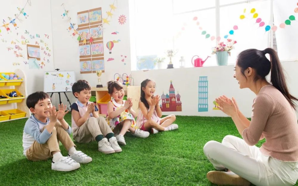 孩子,幼儿园,父母