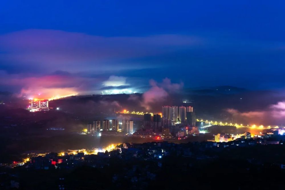 镇雄夜景!大家看看!