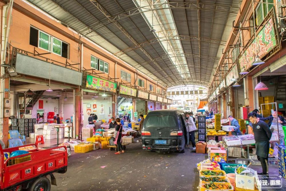 清晨的北海水果批发市场,是这样的