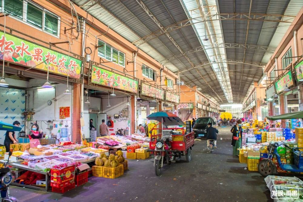 清晨的北海水果批发市场,是这样的