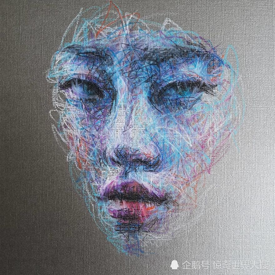 本以为是满纸乱画,但最后成品却让所有人惊叹