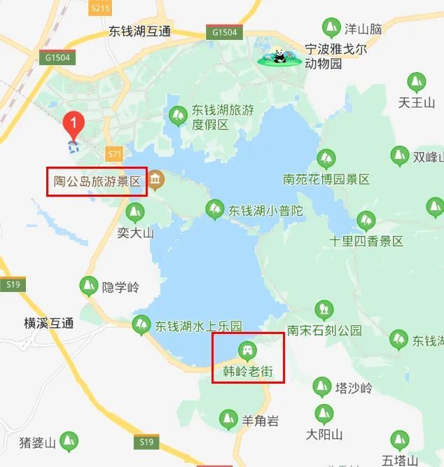 4号线东钱湖站近陶公岛景区, 等地铁开通后, 想必会有环湖公共交通