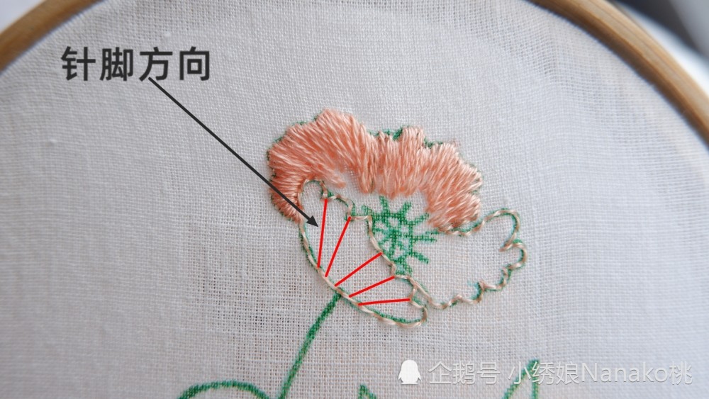罂粟花朵小刺绣制作教程,绚烂华美之花,却是一把双刃之剑