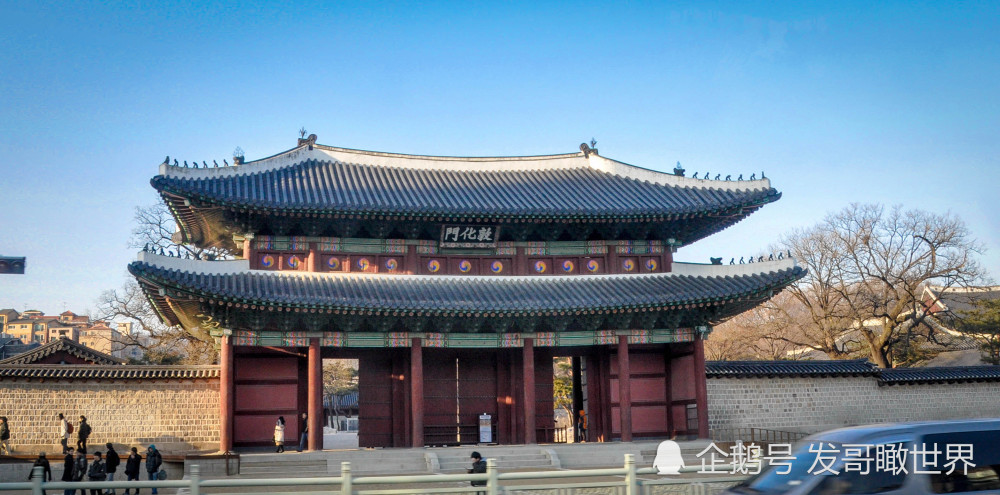 韩国,首尔,昌德宫,敦化门