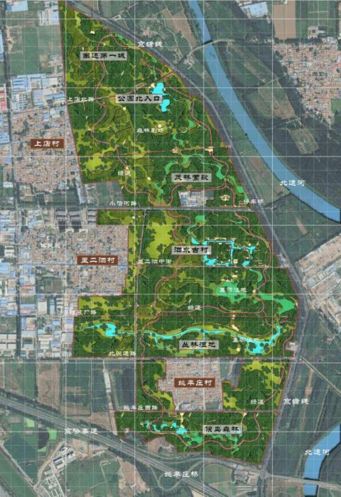 副中心将增4600亩森林公园,张家湾公园今年十月竣工