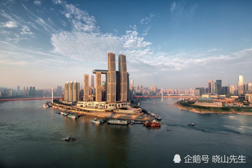 5米到458米再到470米,新的重庆第一高楼群江北嘴开建