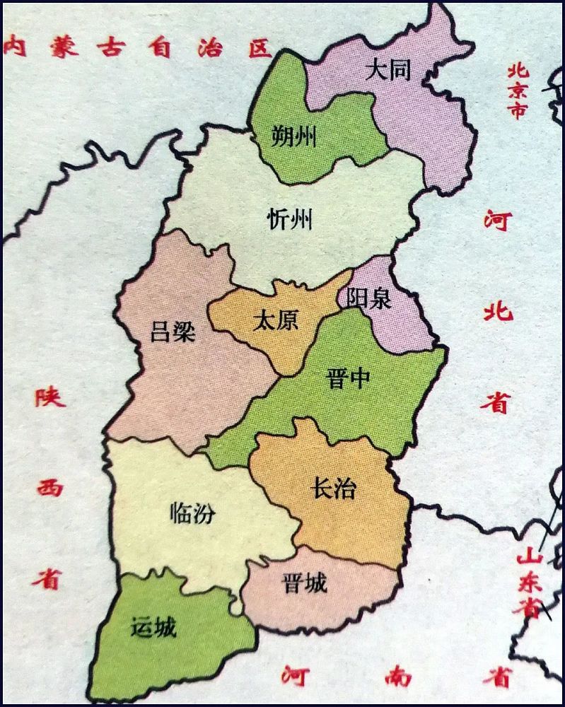 省份地图:甘肃,山西,湖南