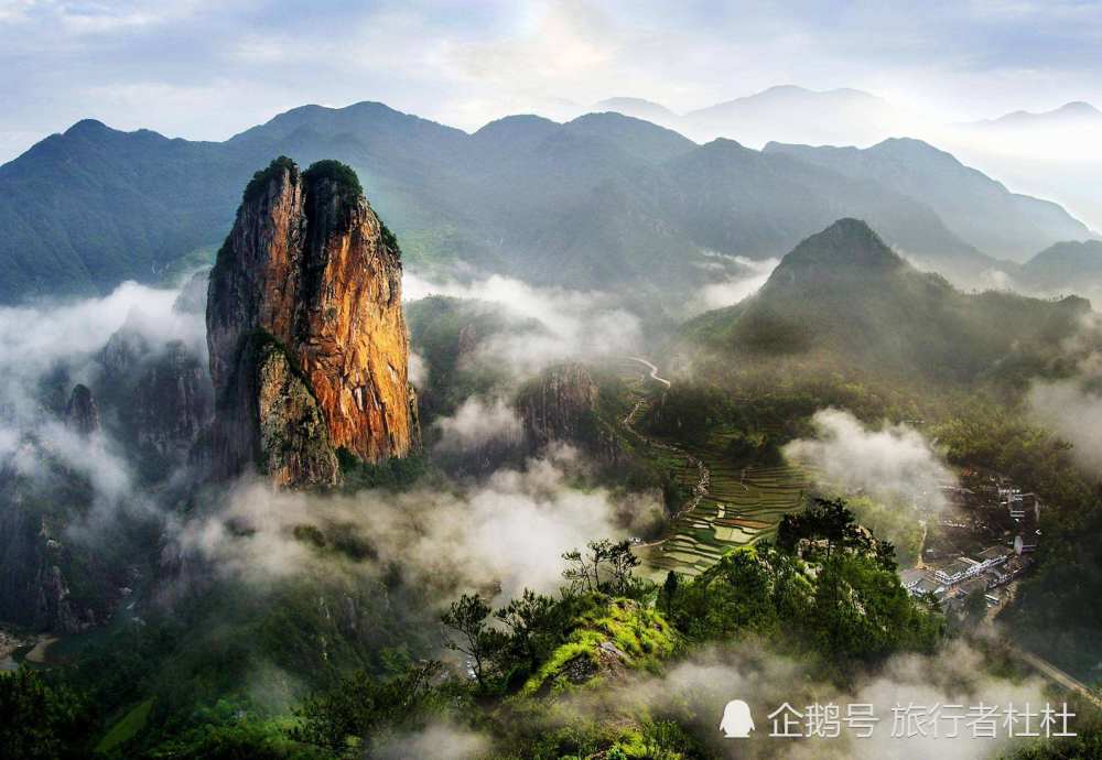 普陀山,江郎山,神仙居,雁荡山,天台山,浙江十大名山