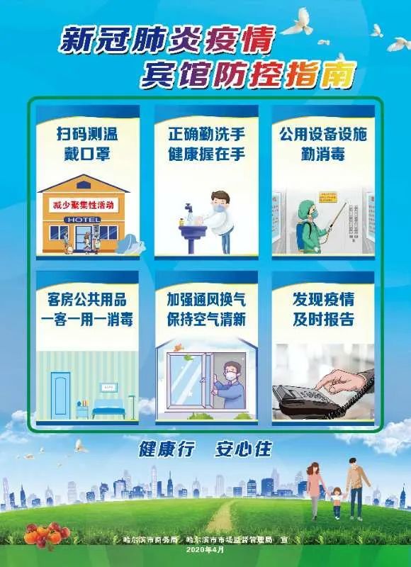 哈尔滨印发疫情防控《指南》,分商超,餐饮,宾馆三个版本