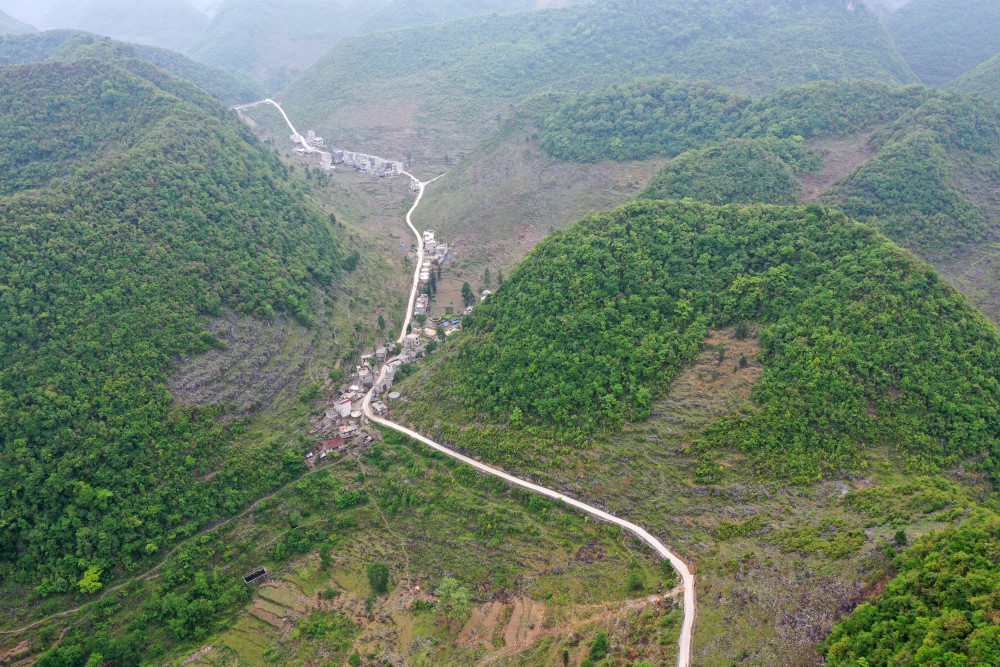 隆林各族自治县,乡村,广西,陆波岸