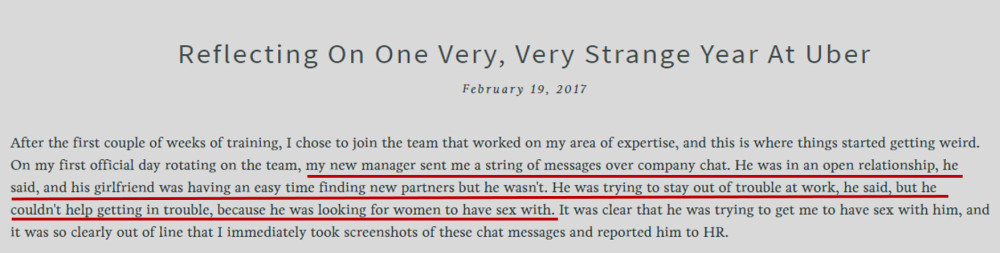 eTouruieToro：优步陷入“骚扰门”，CEO紧急调查296 / author:etoroellen / PostsID:495814